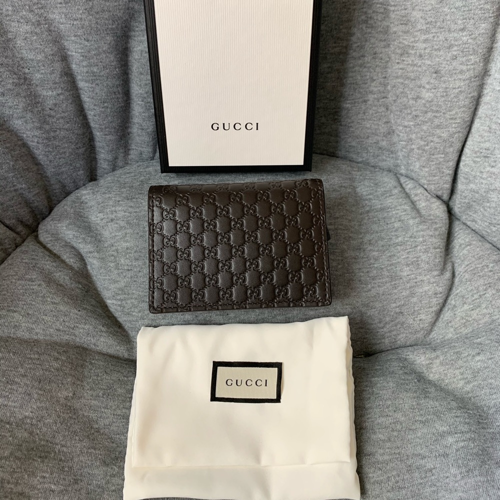 Gucci Microguccissima Card Holder/Compact Wallet